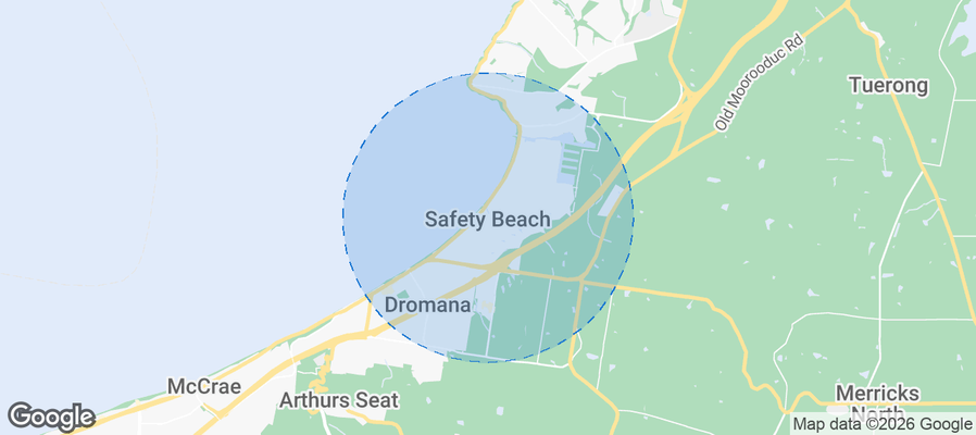 Safety Beach Airbnb map